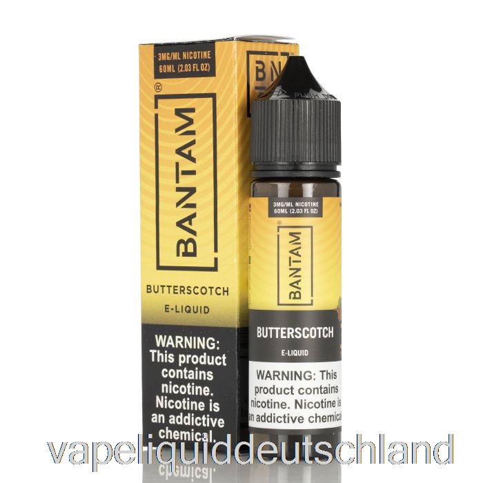 Butterscotch – Bantam Vape – 60 Ml, 3 Mg Vape-Flüssigkeit